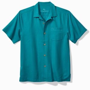 Tommy Bahama Teal Silk Shirt